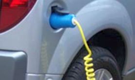 A battery charging plug of a electric car